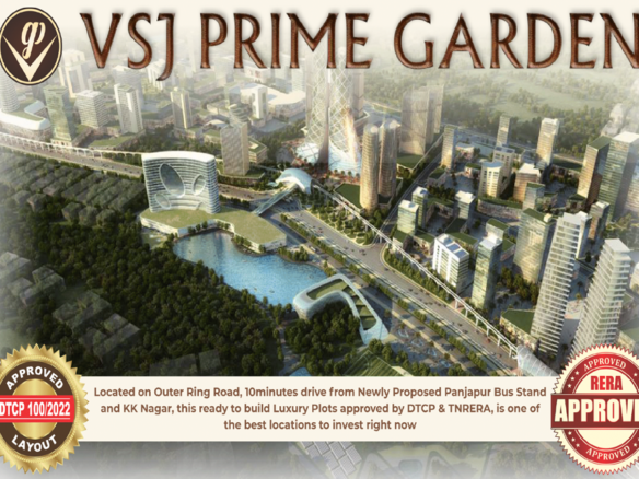 VSJ Prime Garden - Trichy Plots for Sale