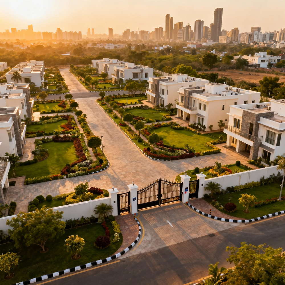 Residential area in Trichy